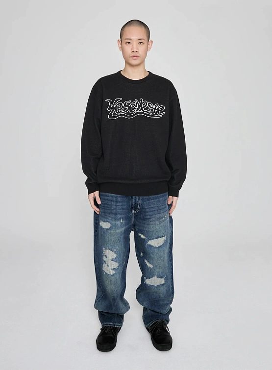 Джинсы YESEYESEE Distressed 5 Pockets Medium Indigo