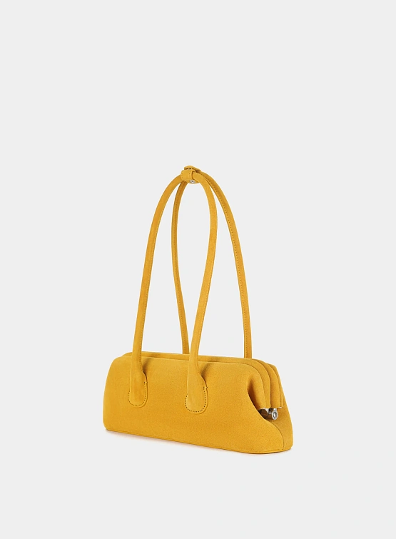 Сумка OSOI Boat Wide Mini Suede Mustard