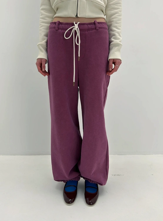 Брюки STUDIO SLOW X SINIY VSADNIK EXCLUSIVE Pinot Noir Trainer Pants