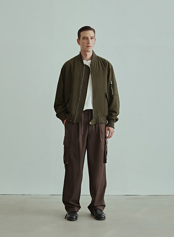 Бомбер Uniform Bridge Wool MA-1 Jacket Khaki