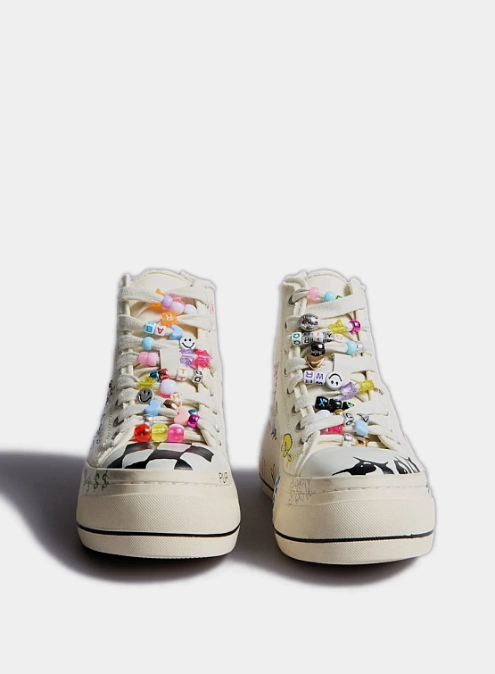 Женские кеды R13 Kurt High Top Sneaker Ecru