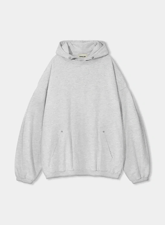 Худи ANGLAN Valley Layered Hoodie White Melange