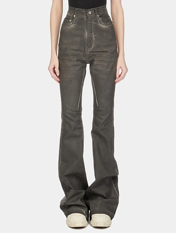 Женcкие джинсы RICK OWENS DRKSHDW Bolan Bootcut Dark Dust