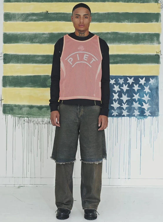 Лонгслив PIET Vest Long Sleeve Black