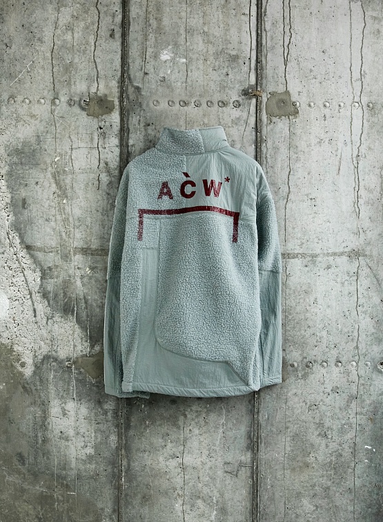 Толстовка A-COLD-WALL* Bonded Axis Fleece Light Grey