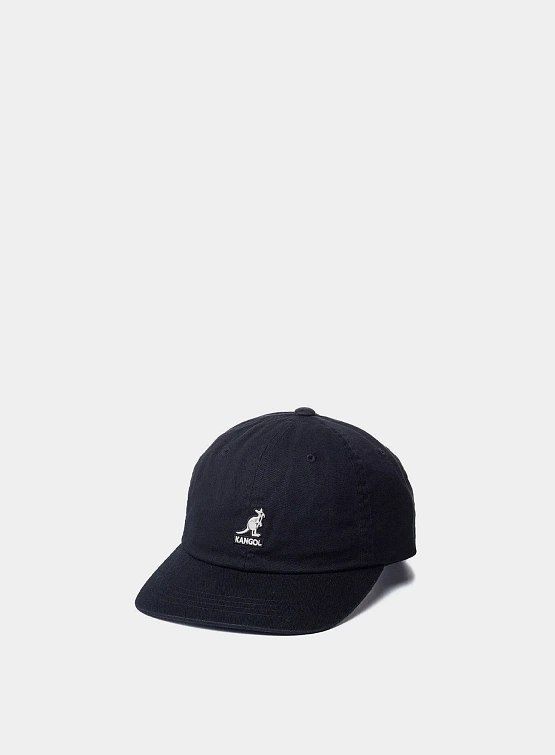 Кепка Kangol Washed Baseball Black