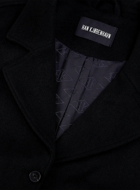 Пальто Han Kjøbenhavn Oversize Wool Coat Black