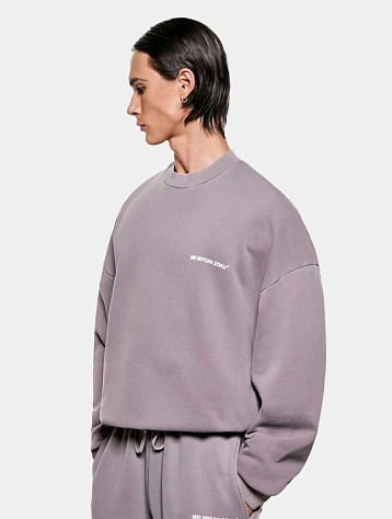 Свитшот MKI MIYUKI ZOKU Uniform Pigment Raisin