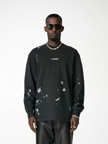 Лонгслив Han Kjøbenhavn Logo Boxy Faded Black