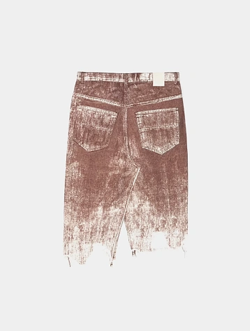 Женская юбка CAMPERLAB Paint Print Denim Terracotta