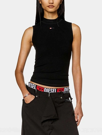 Женский топ Diesel T-Mokky-Sl-Microdiv Black