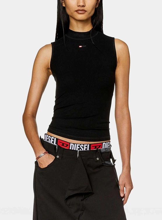 Женский топ Diesel T-Mokky-Sl-Microdiv Black
