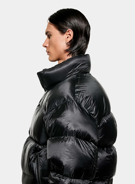 Пуховик MKI MIYUKI ZOKU Translucent Funnel Neck Bubble Black