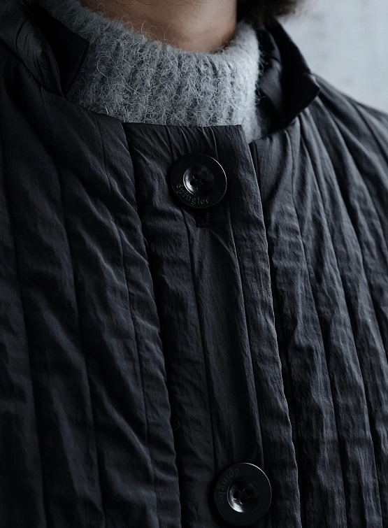 Женский пуховик EPINGLER Muffle Padding Pleats Black