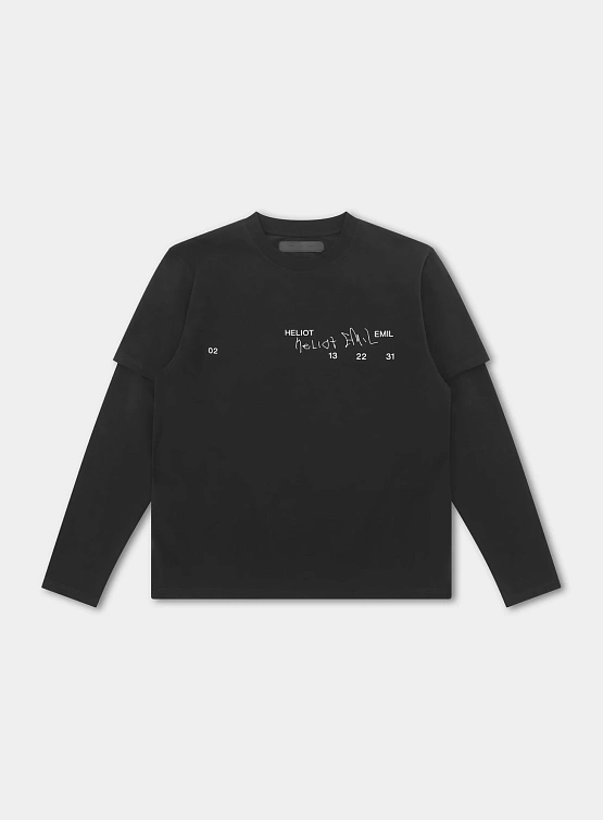 Лонгслив HELIOT EMIL Fulgens L/S Black