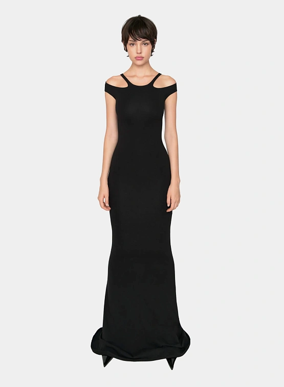 Женское платье XSAI Holey Dusty Black