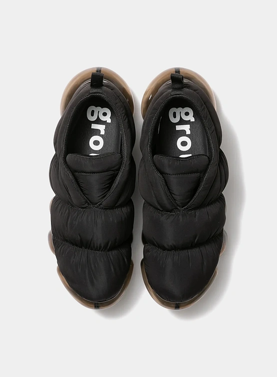 Полуботинки GROUNDS Jewelry Puff Trainer Black