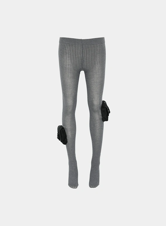 Женские колготки Coperni Knit Tights Grey