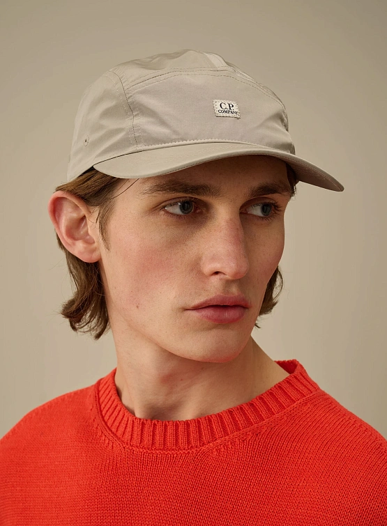 Кепка C.P. Company Chrome-R Panelled Cap Vintage Khaki