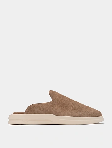 Сабо LUSSO CLOUD Pelli Hairy Suede - Chestnut / Shortbread