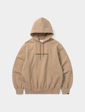 Худи thisisneverthat Logo Hoodie Beige
