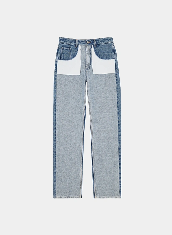 Женские джинсы MM6 Maison Margiela Inverted Blue