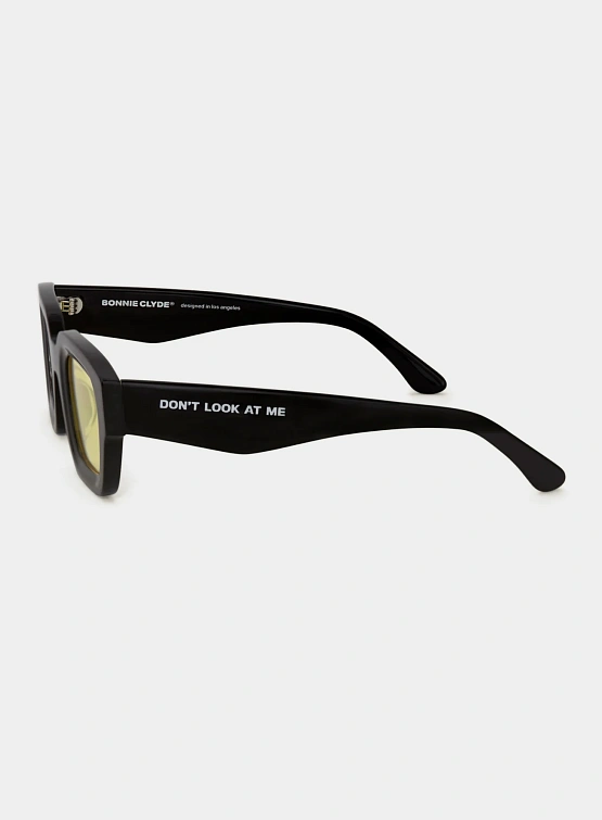 Очки Bonnie Clyde Karate Black and Yellow Tint