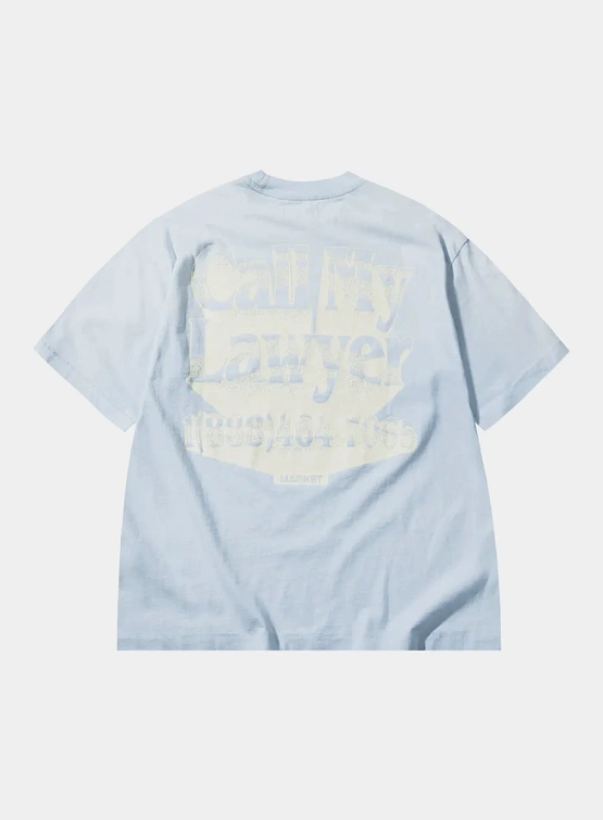 Футболка MARKET CALL MY LAWYER 3D T-SHIRT Blue