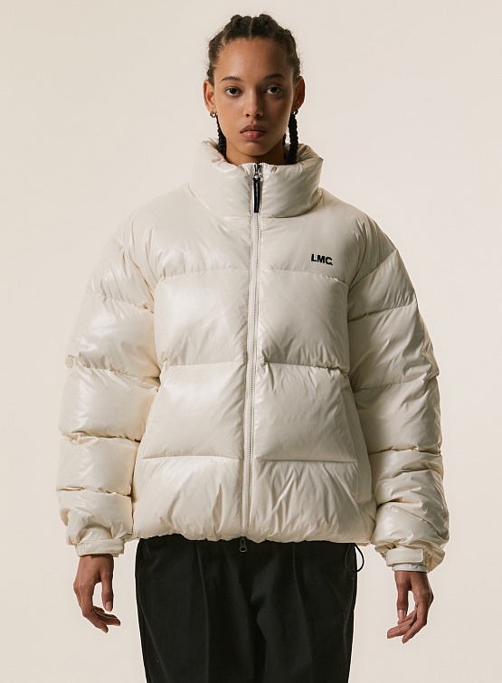 Пуховик LMC OG Glossy Puffer Duck Down Parka Cream