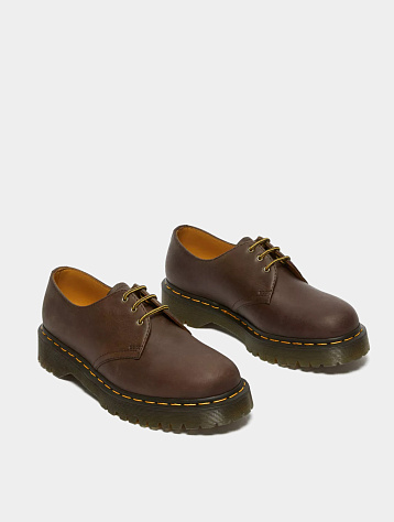 Полуботинки Dr. Martens 1461 Bex Crazy Horse Leather Oxford Brown