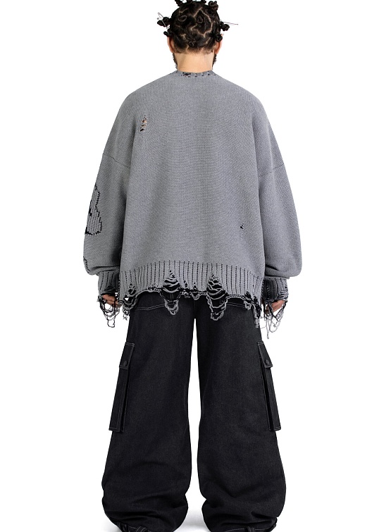 Свитер MADFRENZY Cortex Grunge Ivory