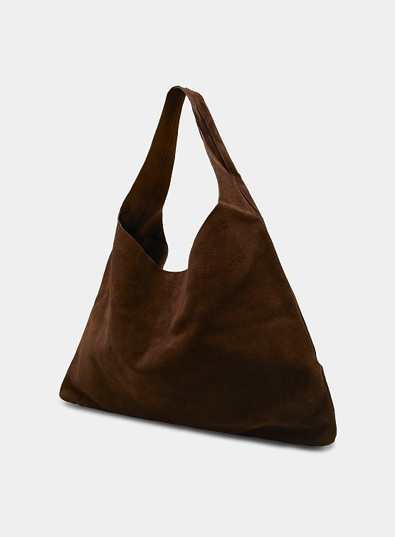 Сумка LE17SEPTEMBRE Suede Hobo Large Brown