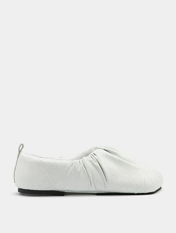 Сабо YUME YUME Wrinkle Flats Cracked White