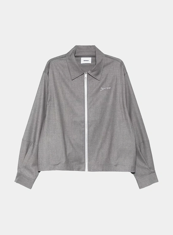 Овершот BONSAI Embroidery Logo Oversize Medium Grey