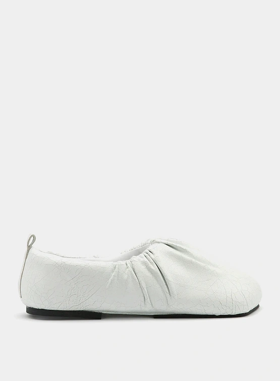 Сабо YUME YUME Wrinkle Flats Cracked White