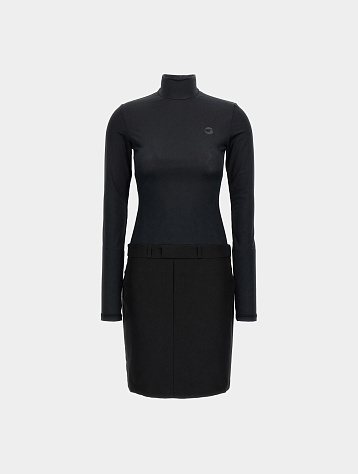 Женское платье Coperni Hybrid Tailored Dress Black