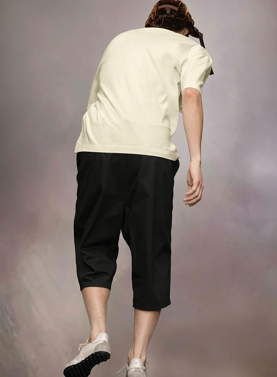 Футболка Maison Margiela Embroidered Logo Ecru