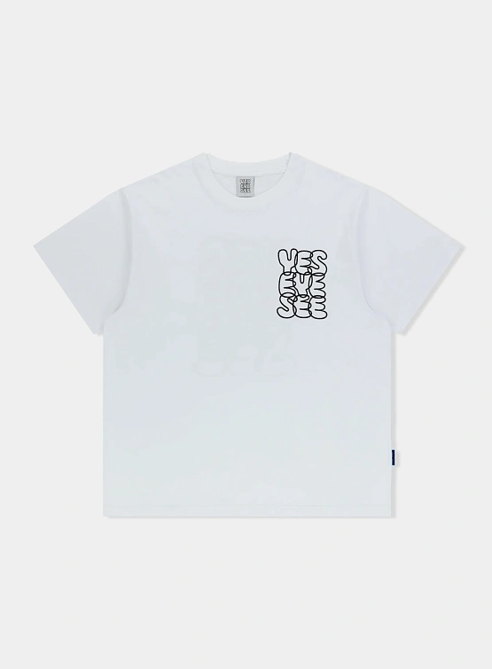 Футболка YESEYESEE C-Logo Tee White