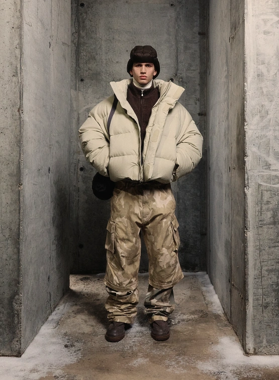 Брюки 424 Cargo Detachable Bermudas Washed Sand Camo Stone