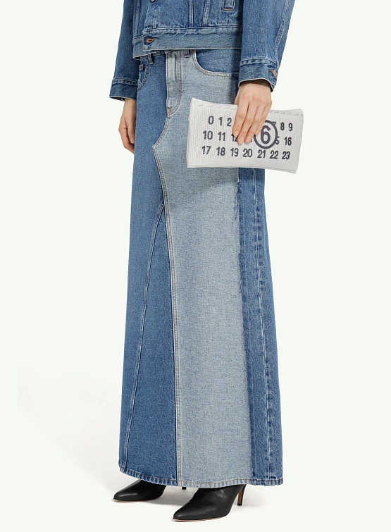 Клатч MM6 Maison Margiela Numeric White