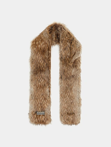 Шарф MM6 Maison Margiela Faux Fur Beige