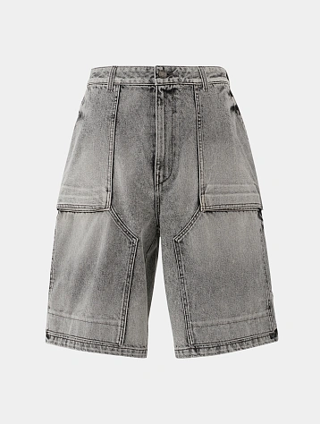 Шорты JUUN.J Denim Washed Shorts Grey