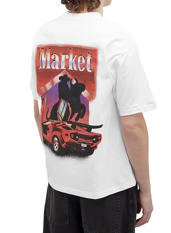 Футболка MARKET Bullrider T-Shirt White