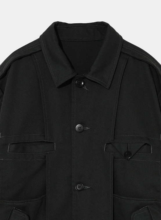 Овершот UNDERCOVER Inside-Out Design Blouson Black