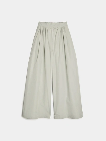 Женские брюки AMOMENTO Shirring Banding Pants Light Grey