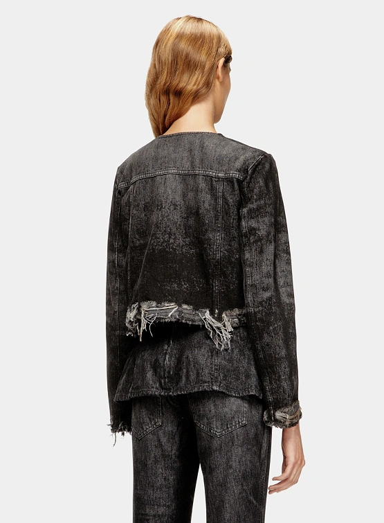 Женская джинсовая куртка Diesel De-Graffy-Fsh Black