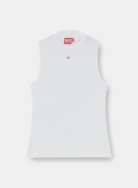 Женский топ Diesel Knit Jersey T-Mokky-Sl-Microdiv White