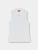 Женский топ Diesel Knit Jersey T-Mokky-Sl-Microdiv White