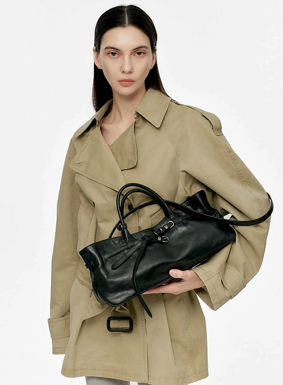 Женская сумка MARGESHERWOOD Grandma Used Black Pull-Up