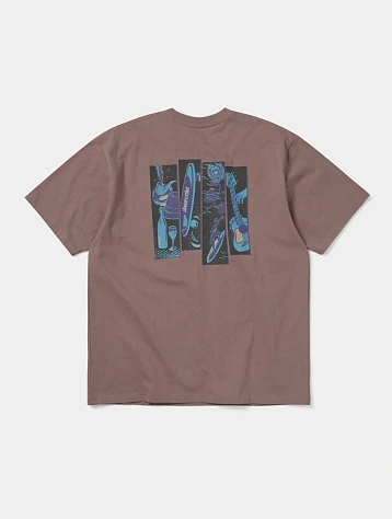 Футболка thisisneverthat 4 Panels Tee Dusty Pink